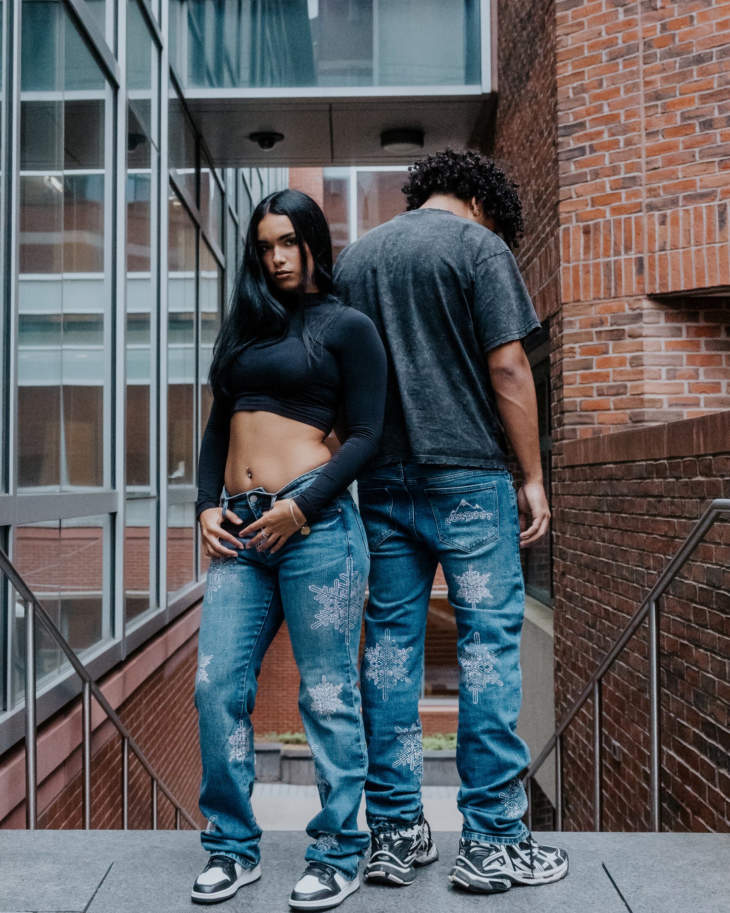 Diamond Snowflake Denim