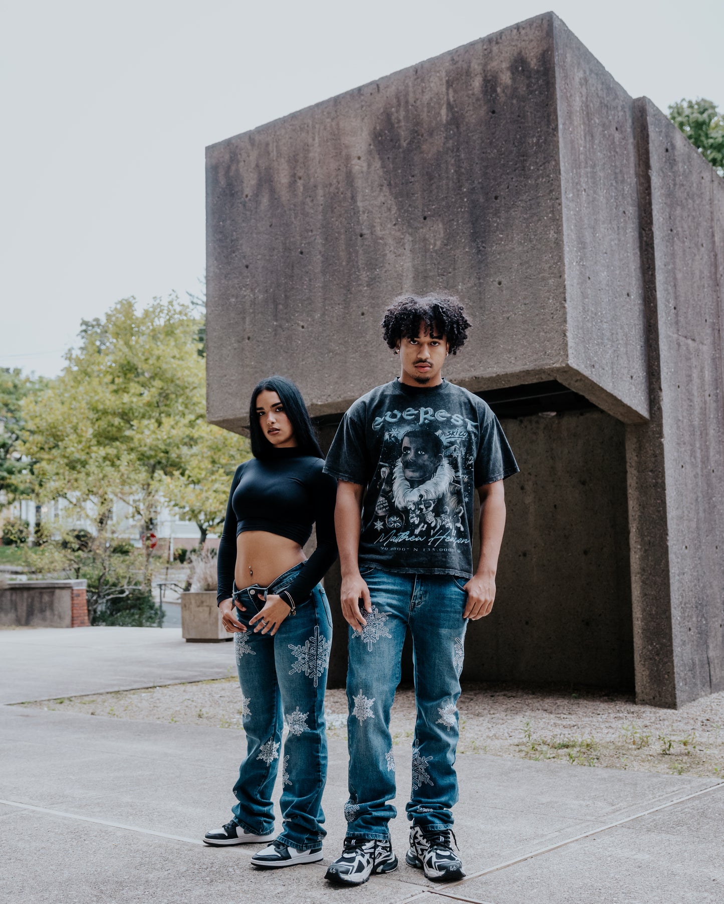 Diamond Snowflake Denim