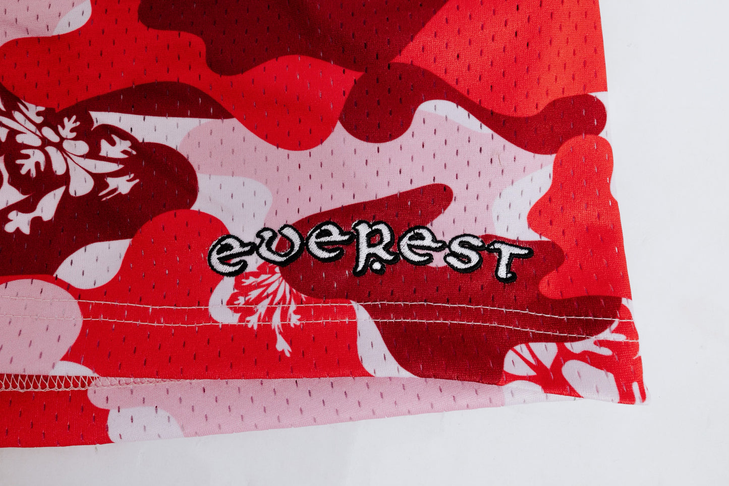Pink "Snow" Camo Mesh Shorts