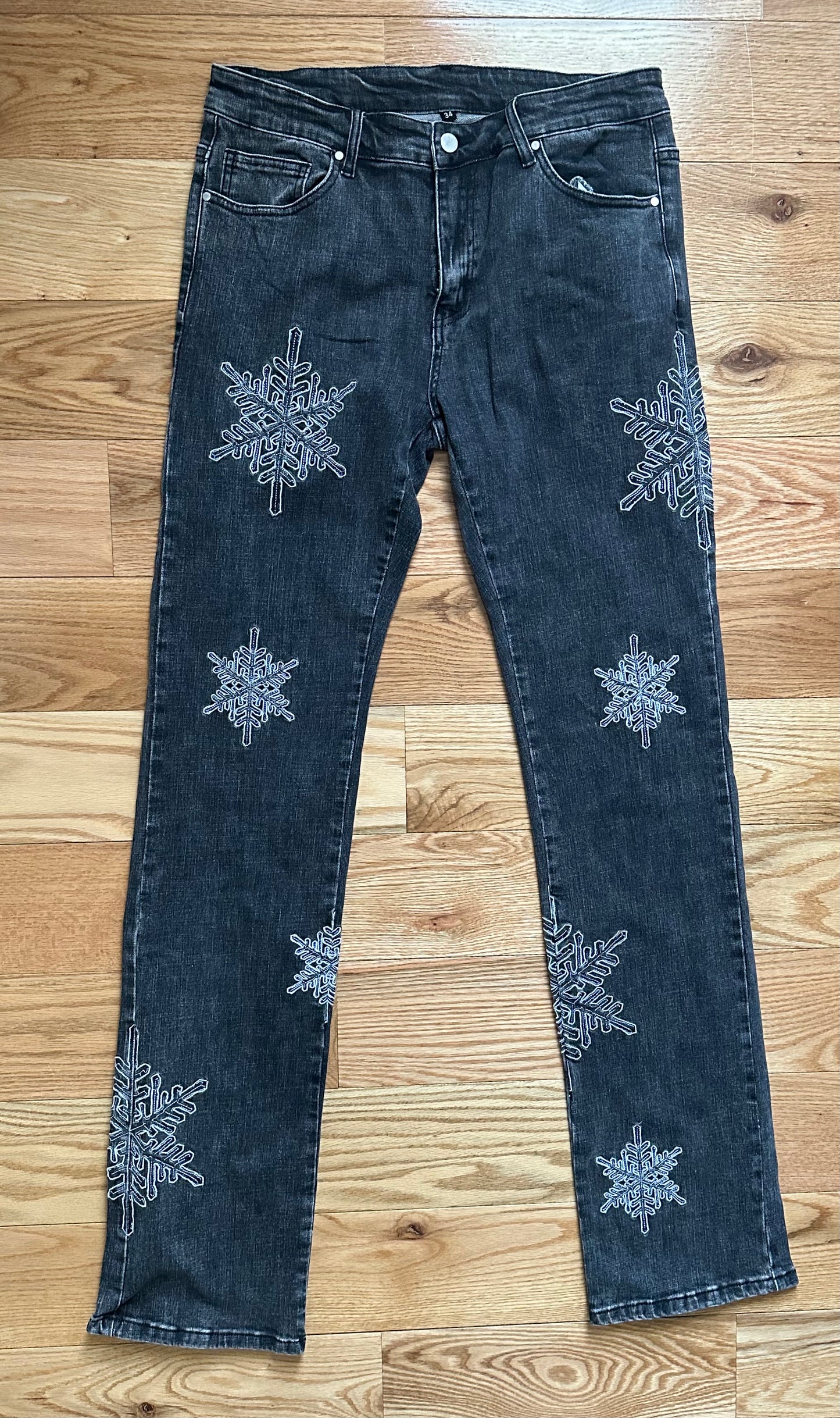 EVEREST BLACK STONE WASH DENIM
