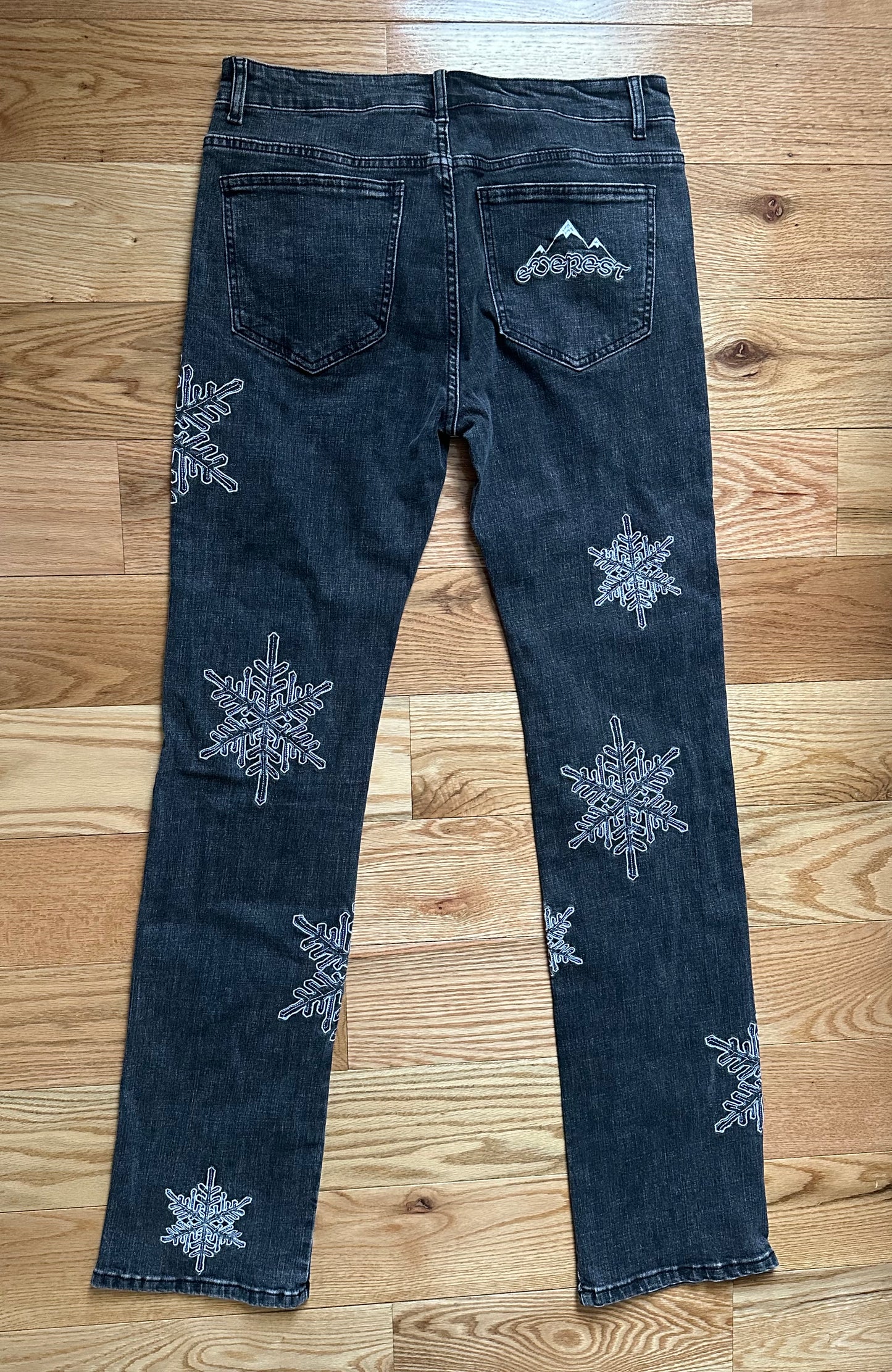 EVEREST BLACK STONE WASH DENIM