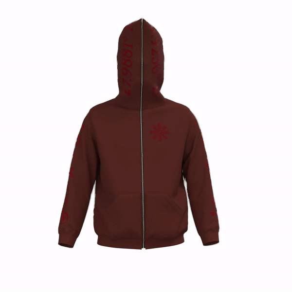 EVEREST BROWN CACTI FULL ZIP